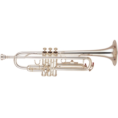 Bb trompet verzilverd